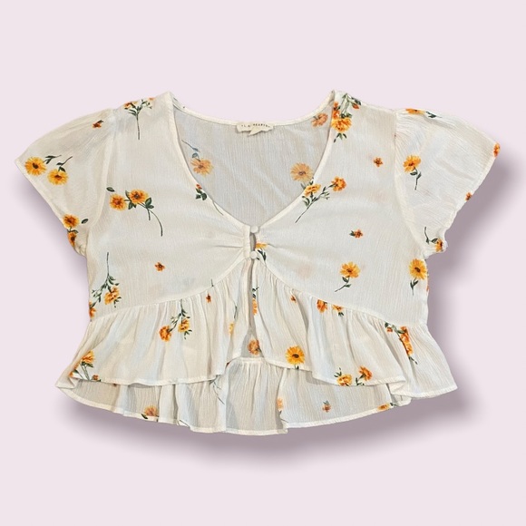 Floral Flowy PacSun Top - Picture 1 of 5